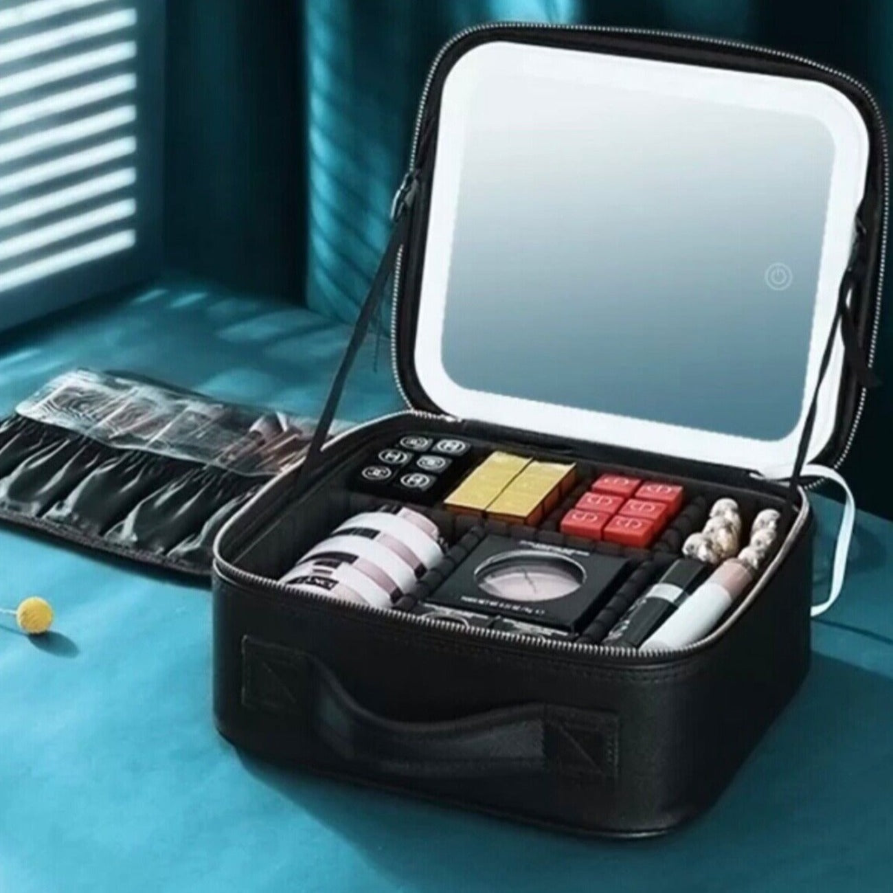 Phonery GlamSavvy ® Makeup Vanity Box With Mirror And Lights-Getphonery