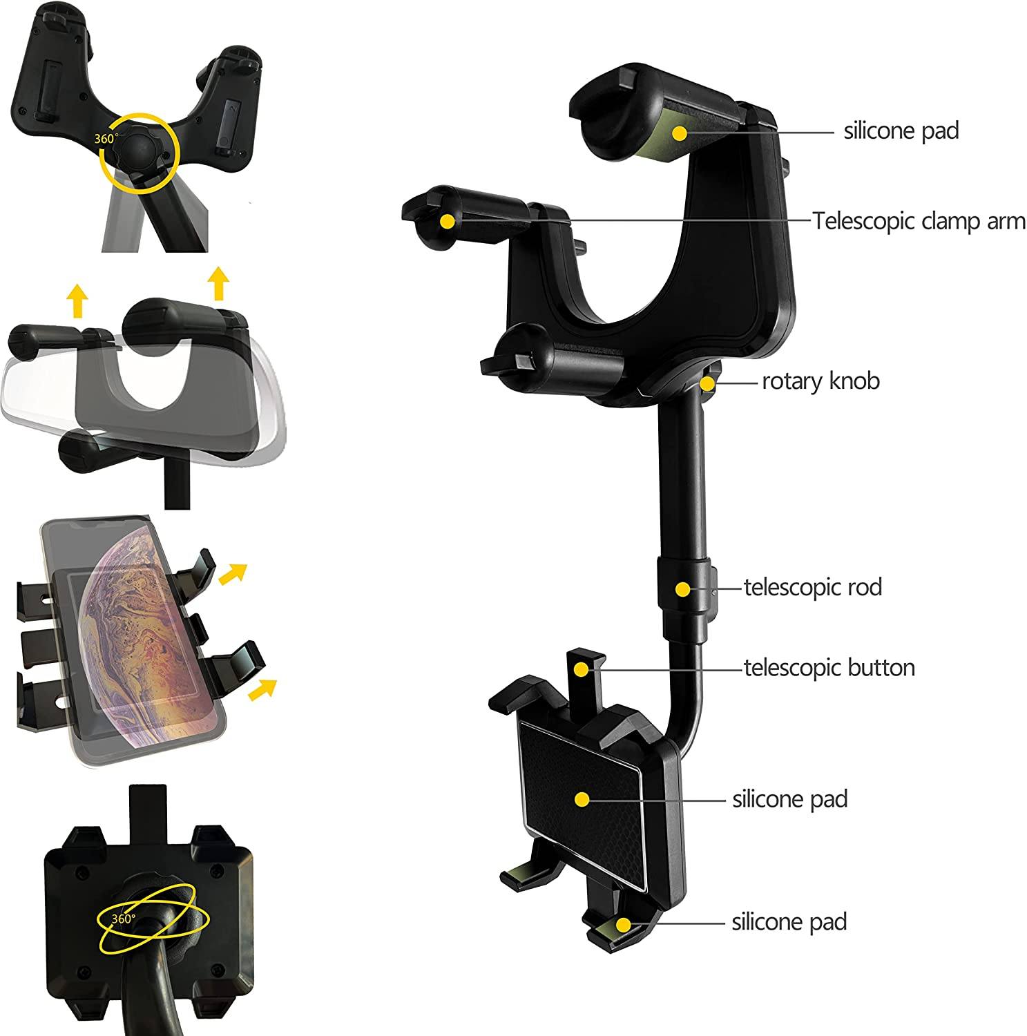 Phonery Rearview ® Car Phone Mount-Getphonery