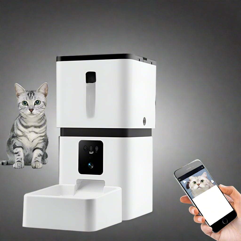 Phonery FeedlyFi ® Automatic Pet Feeder with Camera-Getphonery