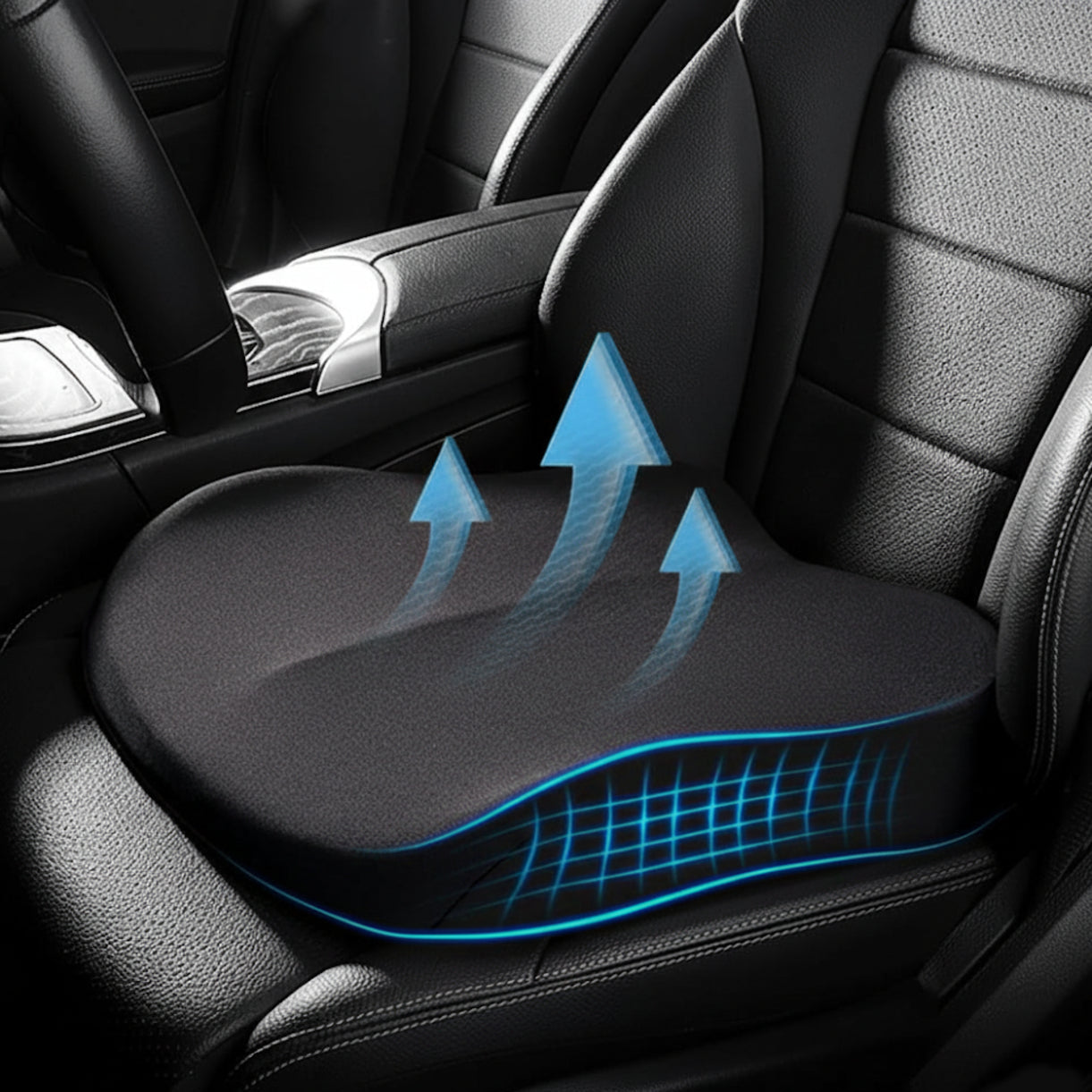 Phonery BoostBuddy ® Car Cushion for Seat