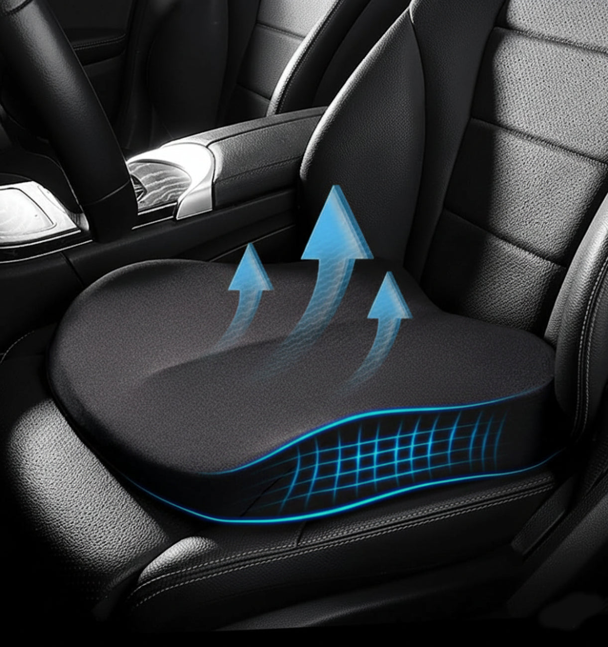 Phonery BoostBuddy ® Car Cushion for Seat