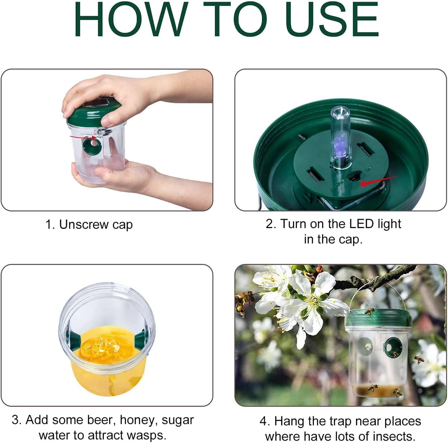 Phonery Catcher ® Solar Powered Wasp Trap-Getphonery