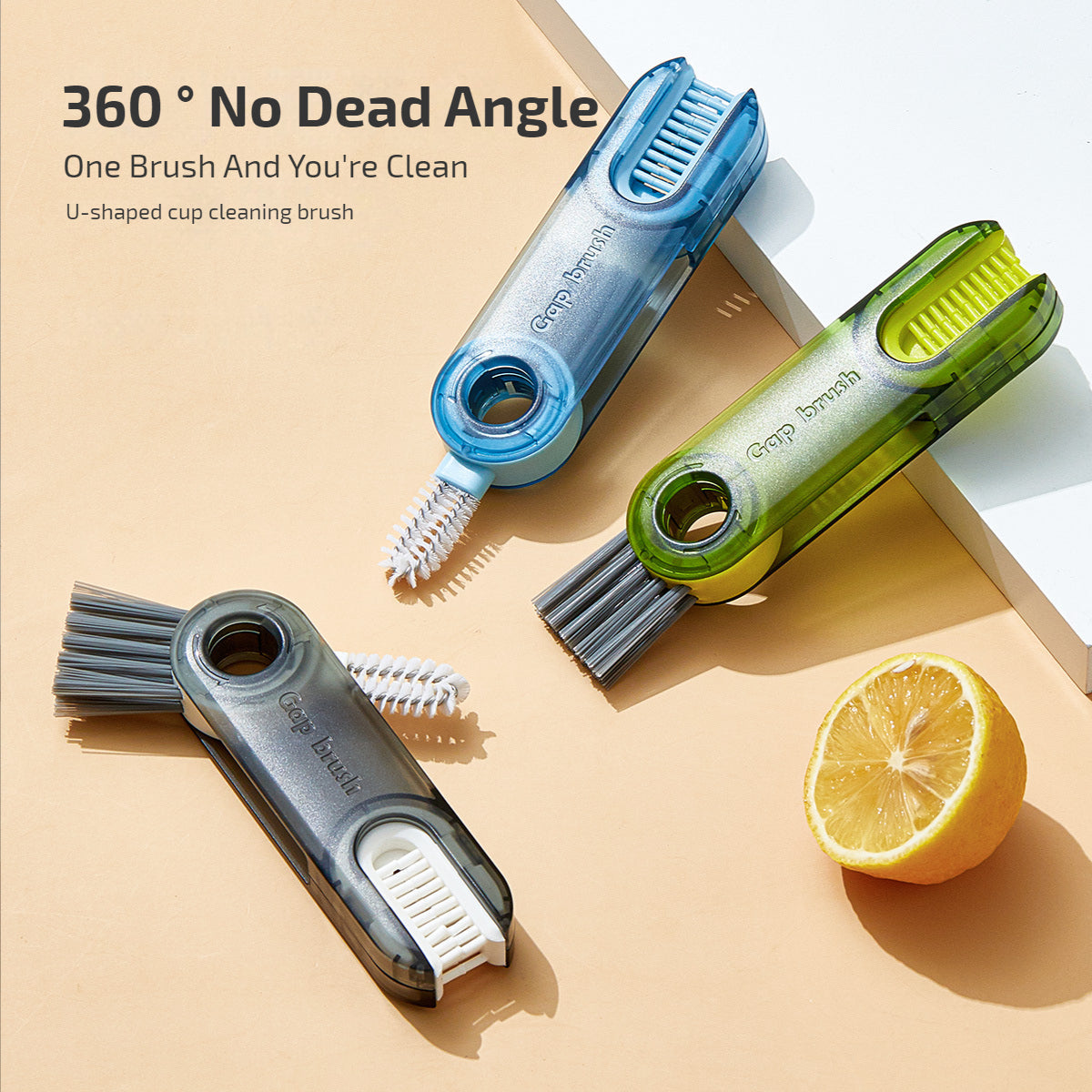 Phonery MultiScrub ® Cup Lid Gap Cleaning Brush 3 Pack-Getphonery