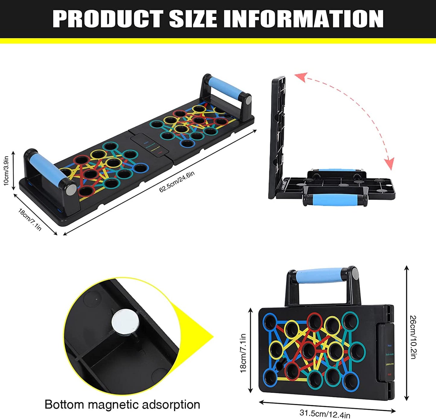 Phonery Fit ® 24 in 1 Push Up Board-Getphonery
