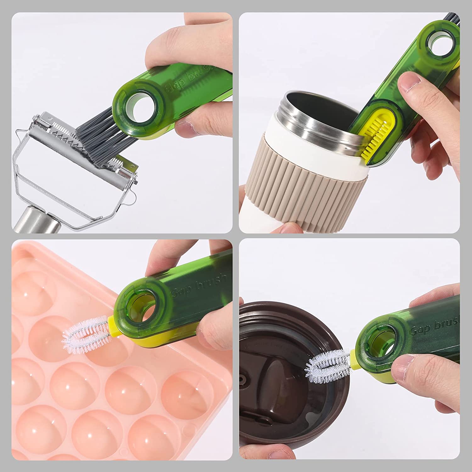 3-in-1 cup lid gap cleaning brush-3 in 1 Cup Lid Gap Cleaning