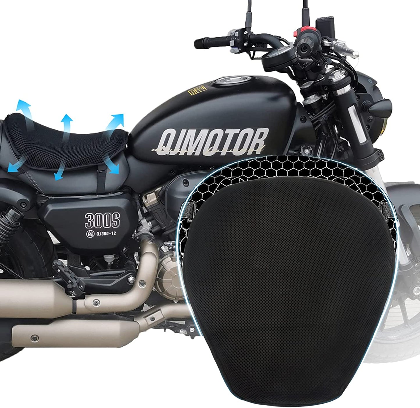 Phonery Honeycomb ® Universal Motorcycle Seat Cushion-Getphonery