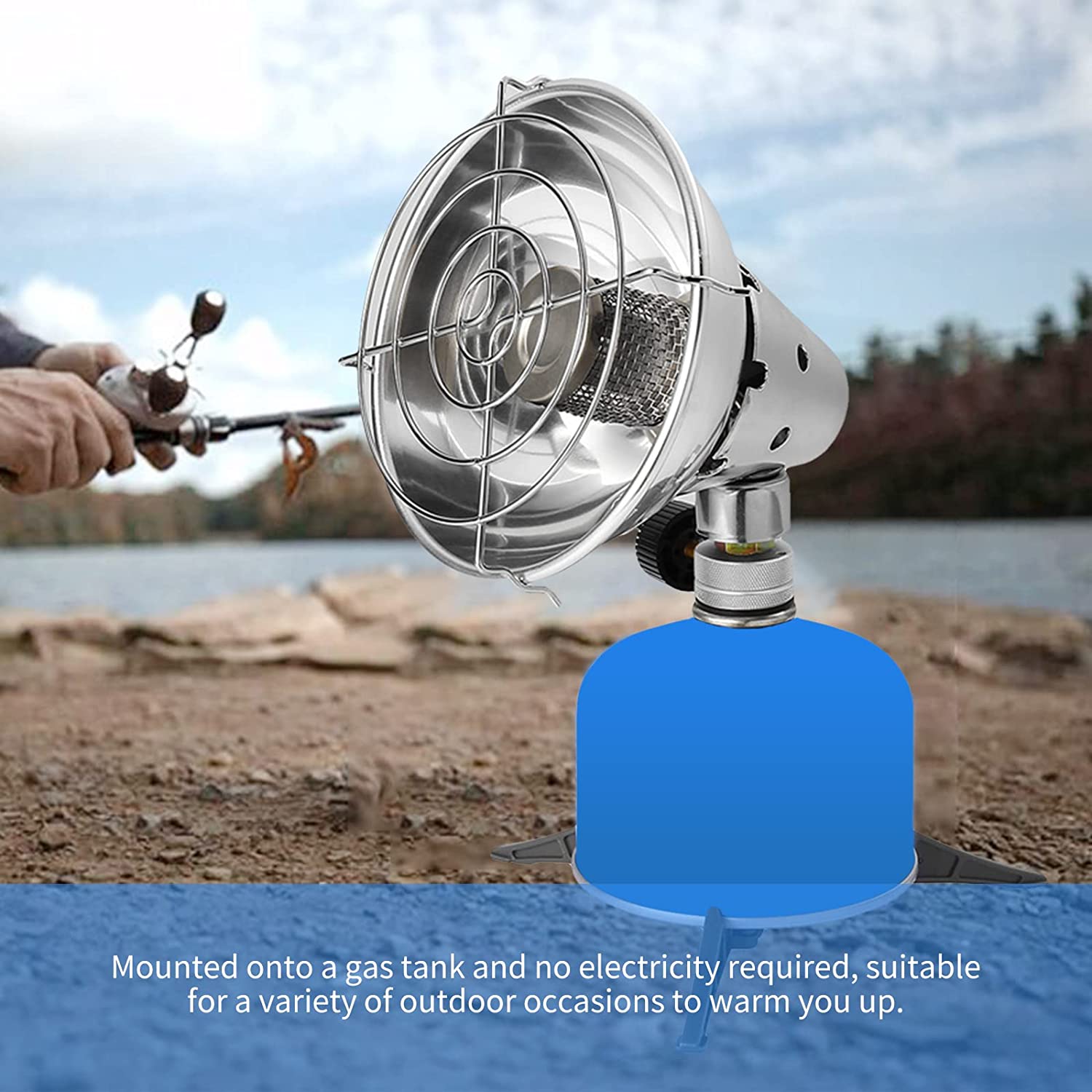 Camping Heaters For Tents Portable Propane Heater - 6200 BTU Outdoor Camping Heater Tent Heater For Camping