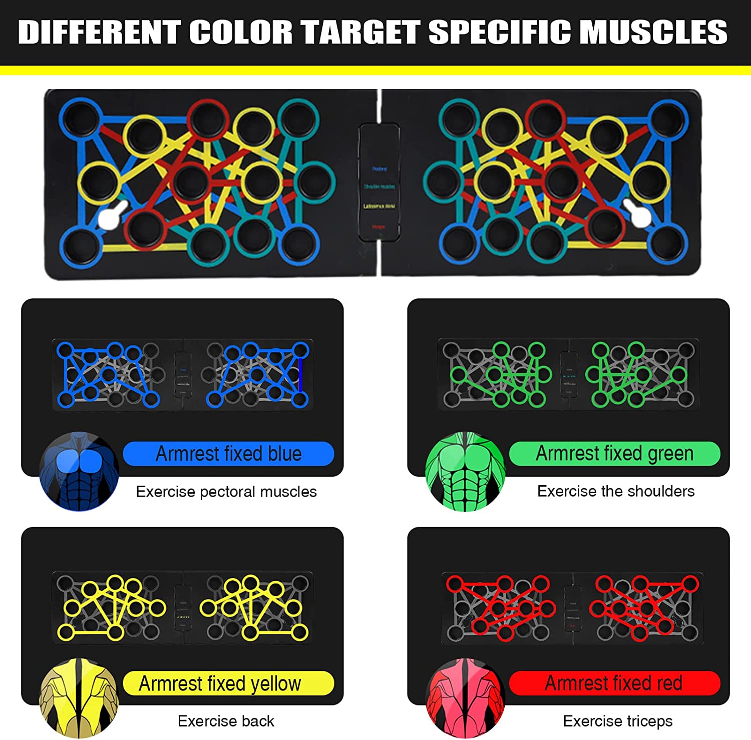 Phonery Fit ® 24 in 1 Push Up Board-Getphonery