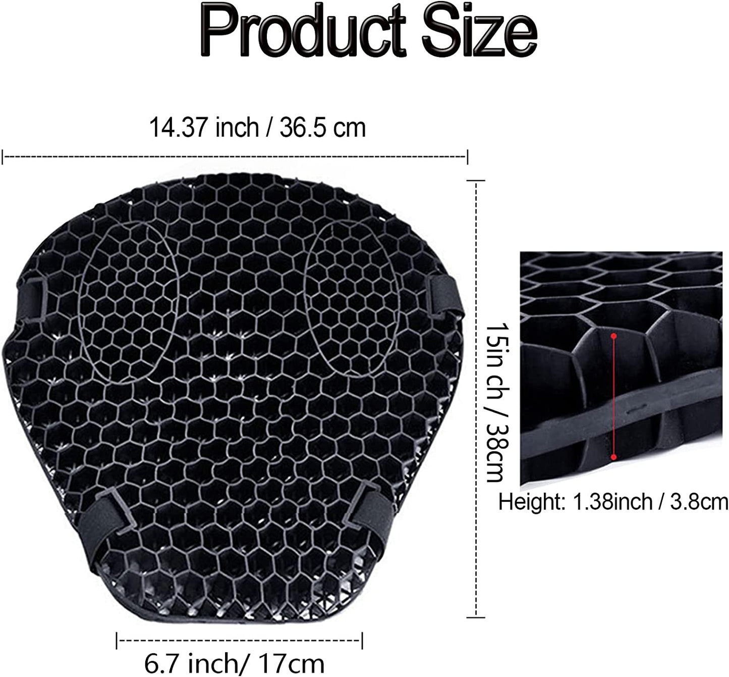 Phonery Honeycomb ® Universal Motorcycle Seat Cushion-Getphonery