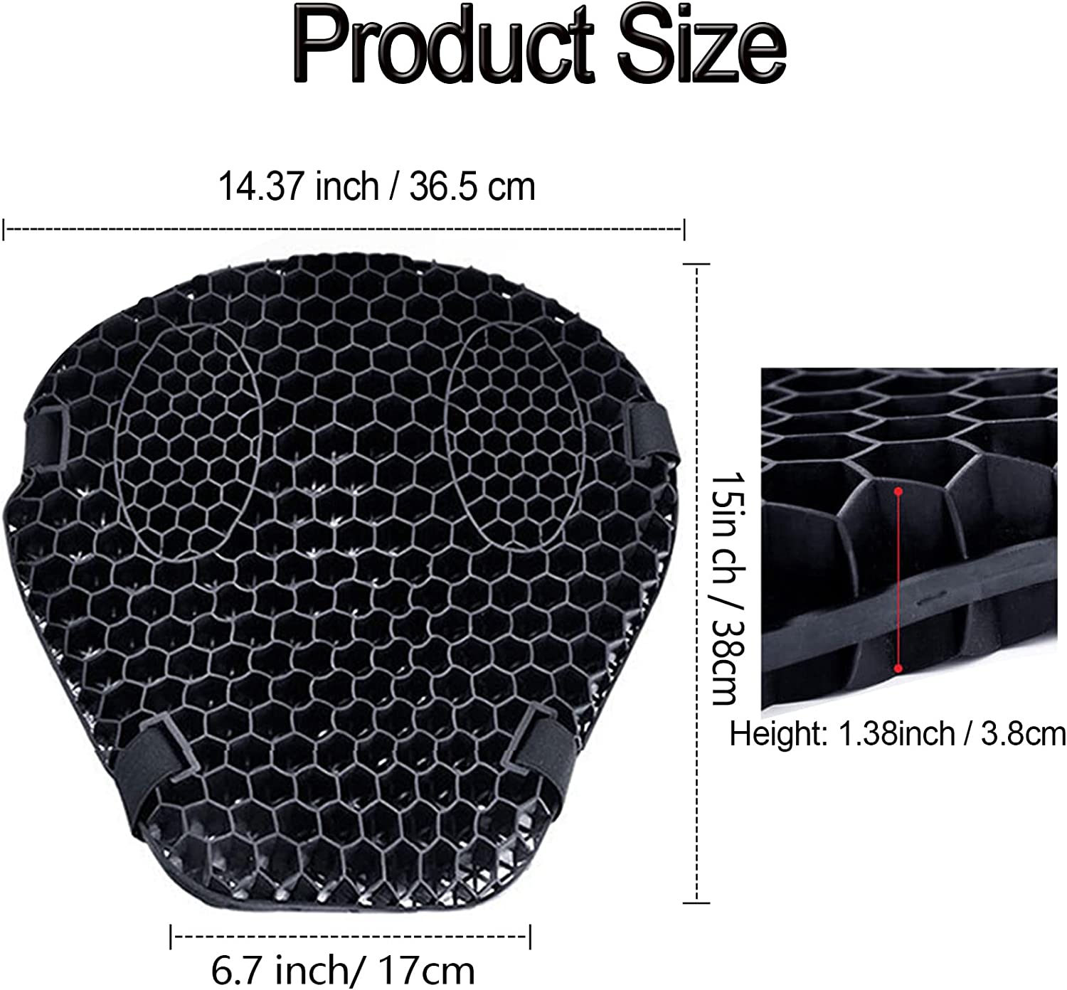 Phonery Honeycomb ® Universal Motorcycle Seat Cushion-Getphonery