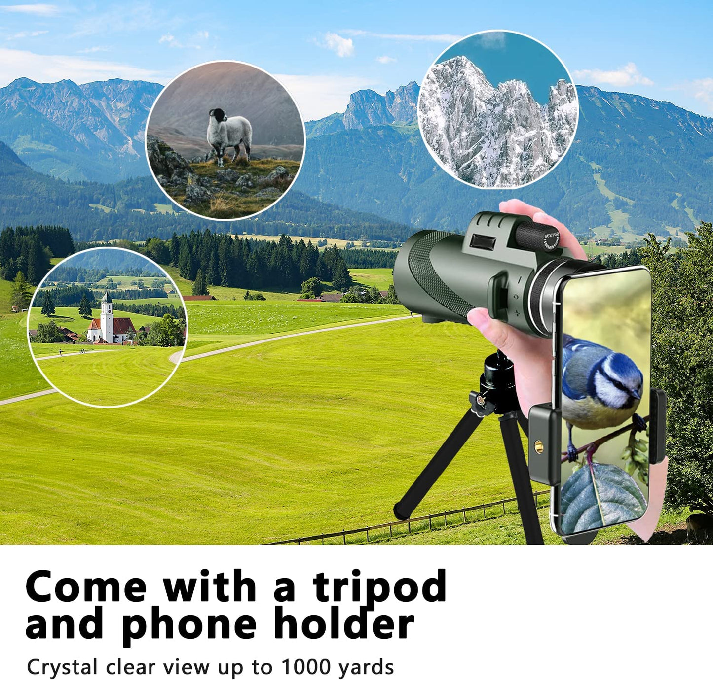 Monocular Telescope for Phone-Getphonery