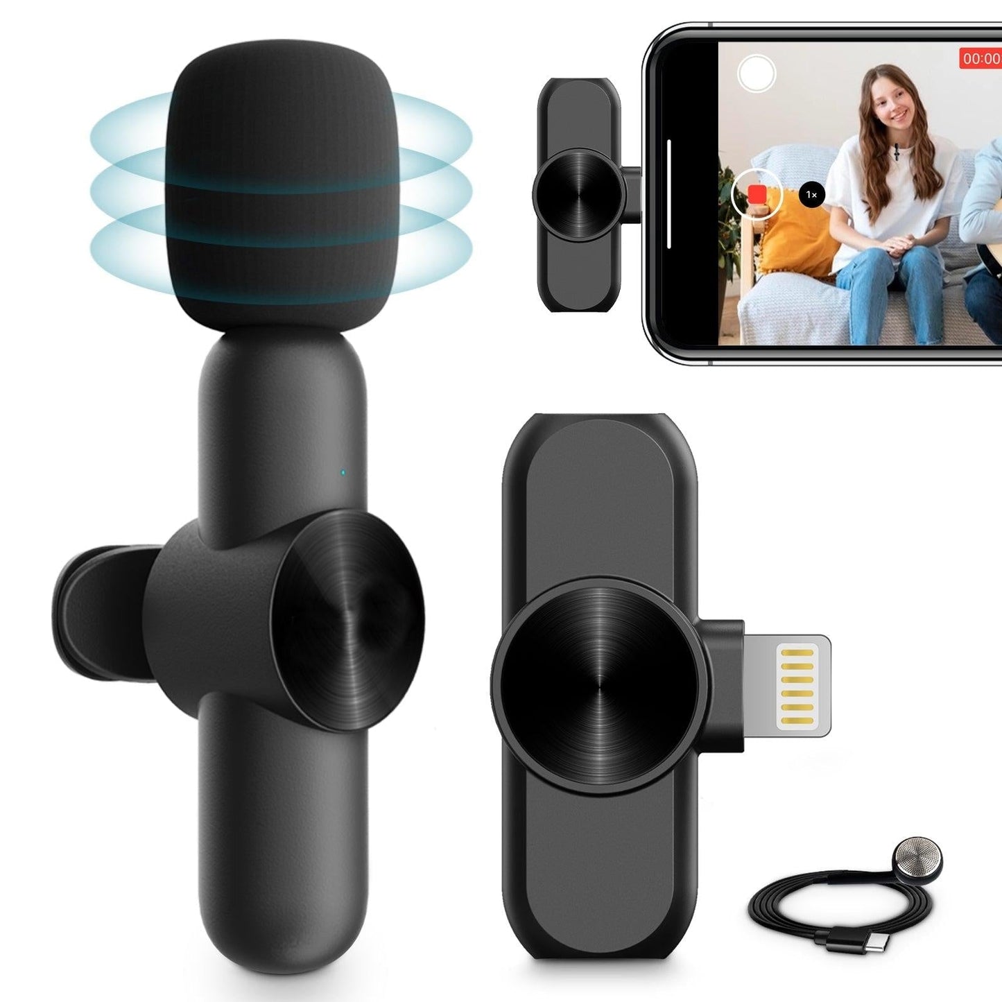 Phonery Voice ® Wireless Phone Microphone-Getphonery