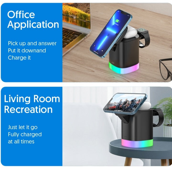 3 in 1 Magnetic Wireless Charger-Getphonery