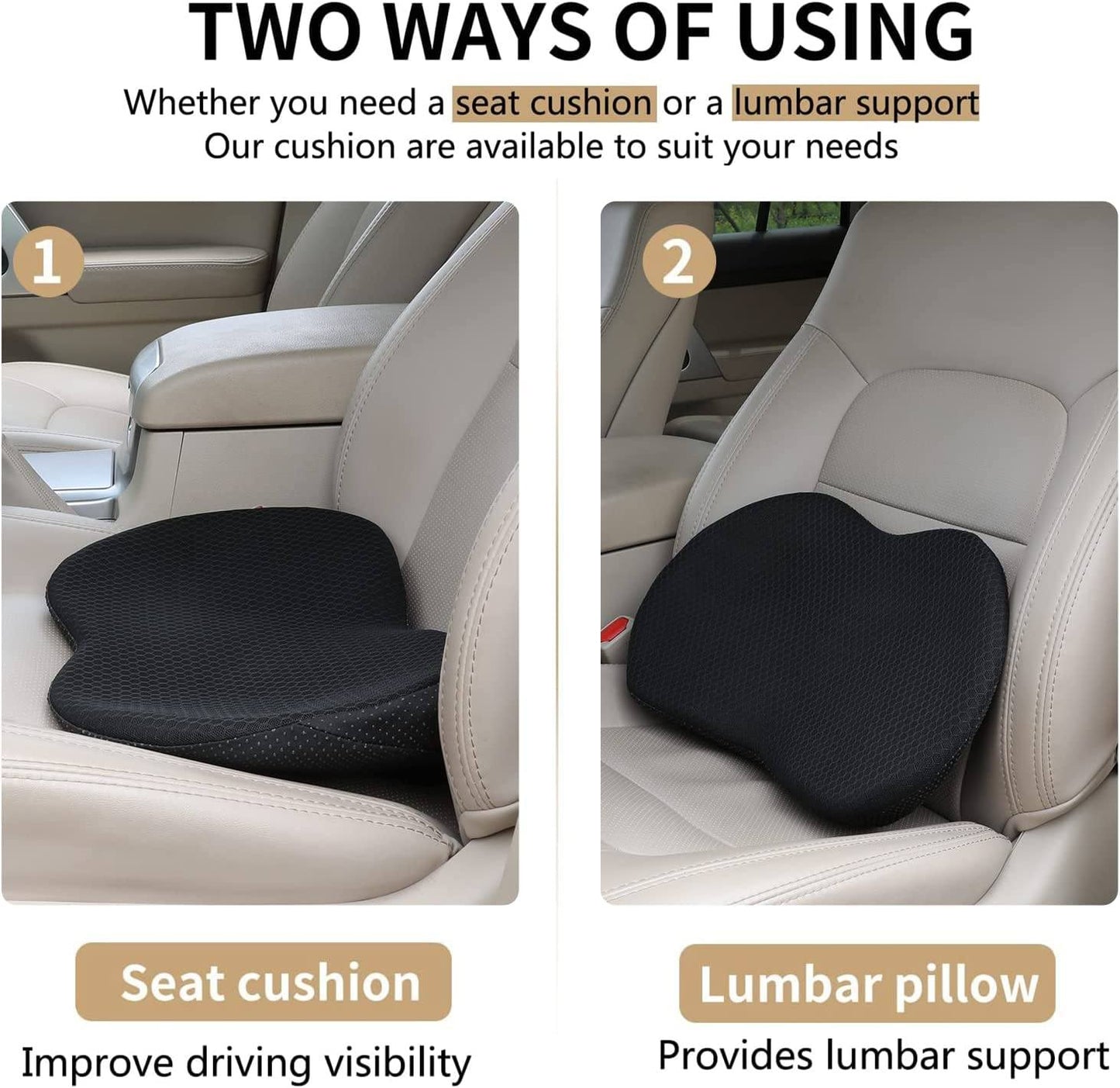Phonery Pad ® Car Seat Cushion-Getphonery