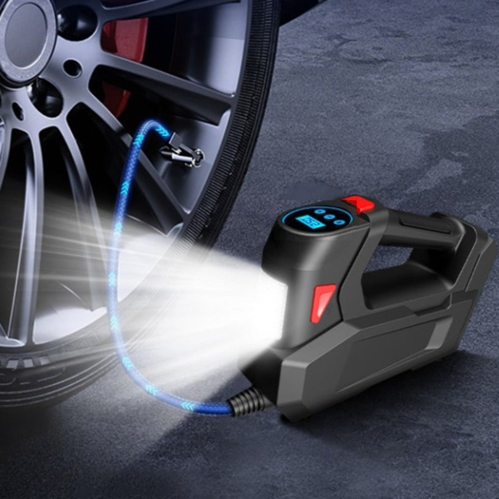 Portable Tire Air Pump with LED Light-Getphonery