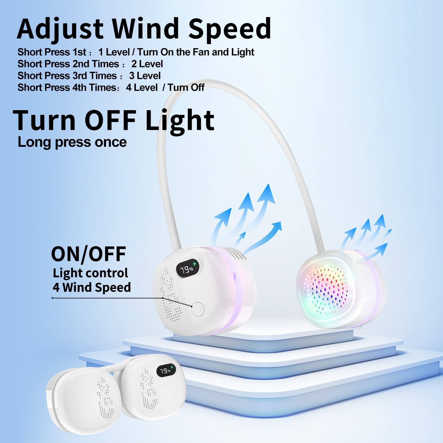 Phonery Breezer ® Portable Necklace Fan-Getphonery