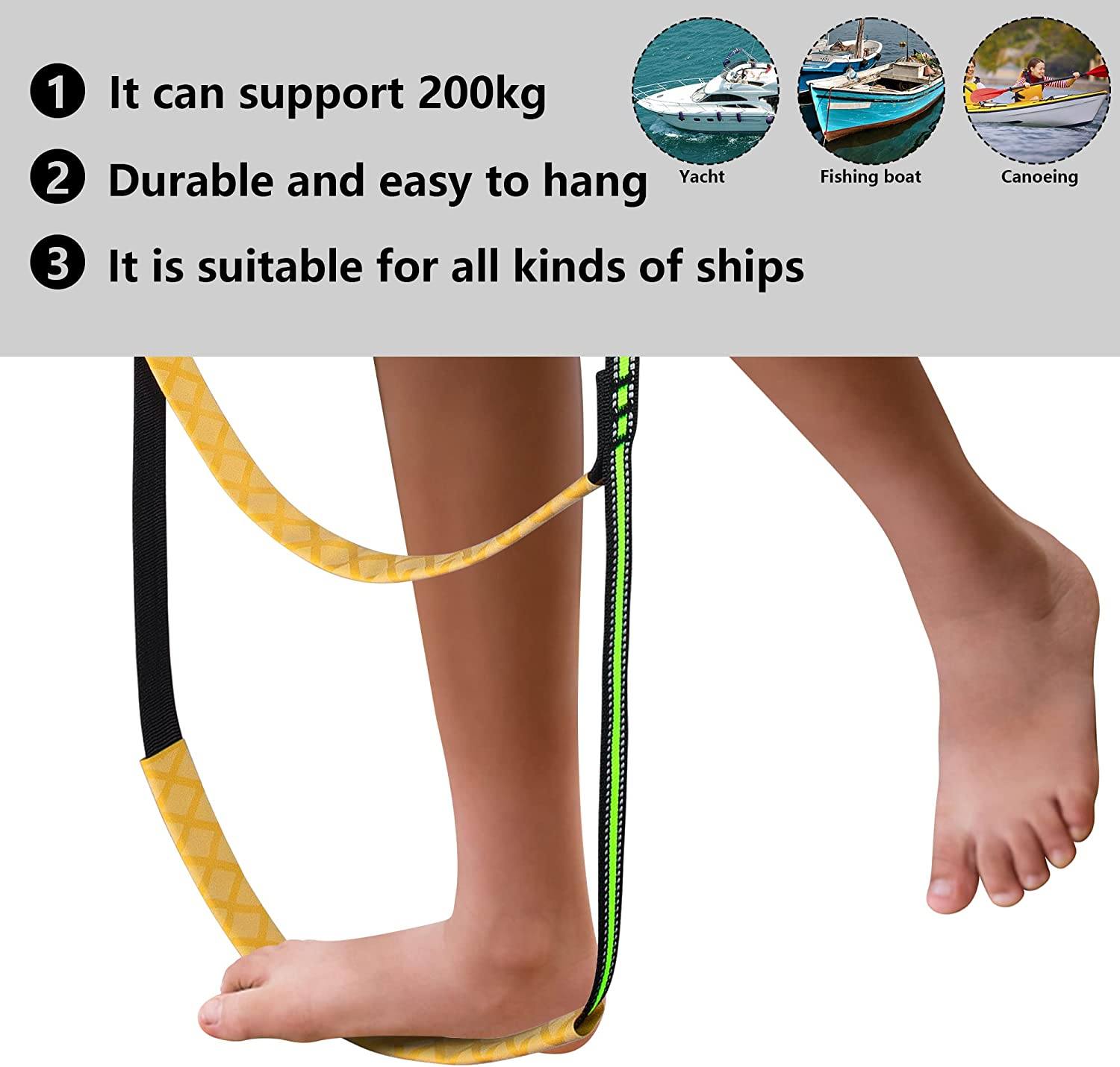 Portable Boat Boarding Ladder-Getphonery