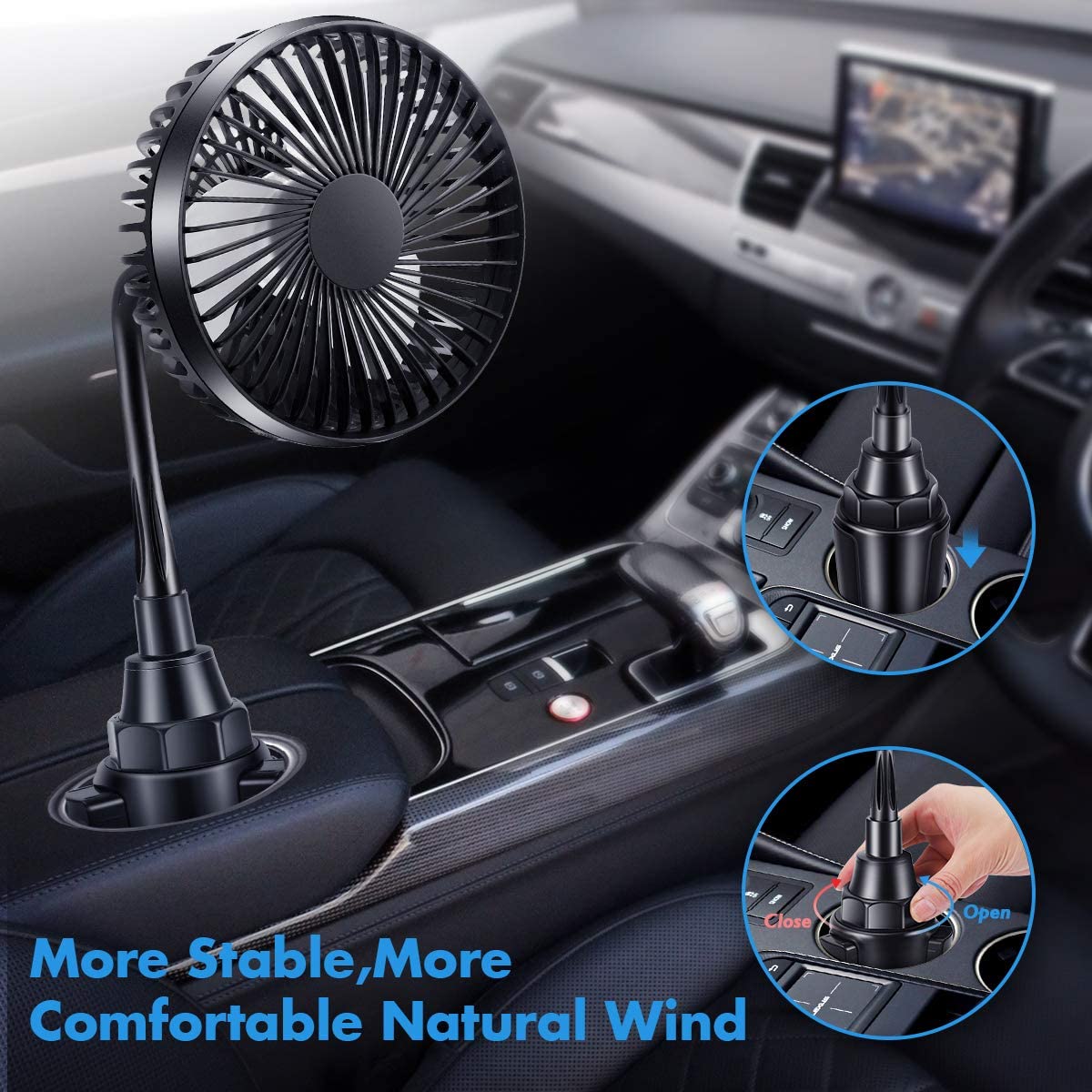 Phonery Fan ® Car Cup Holder Fan-Getphonery