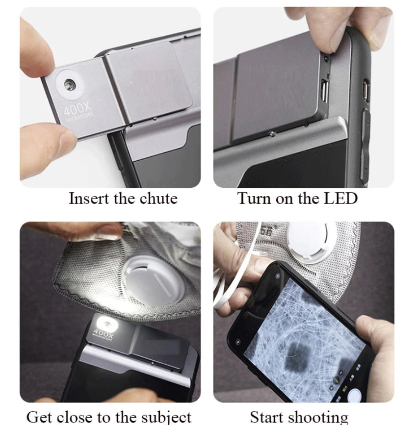 Phonery Micro ® 400x iPhone Microscope-Getphonery