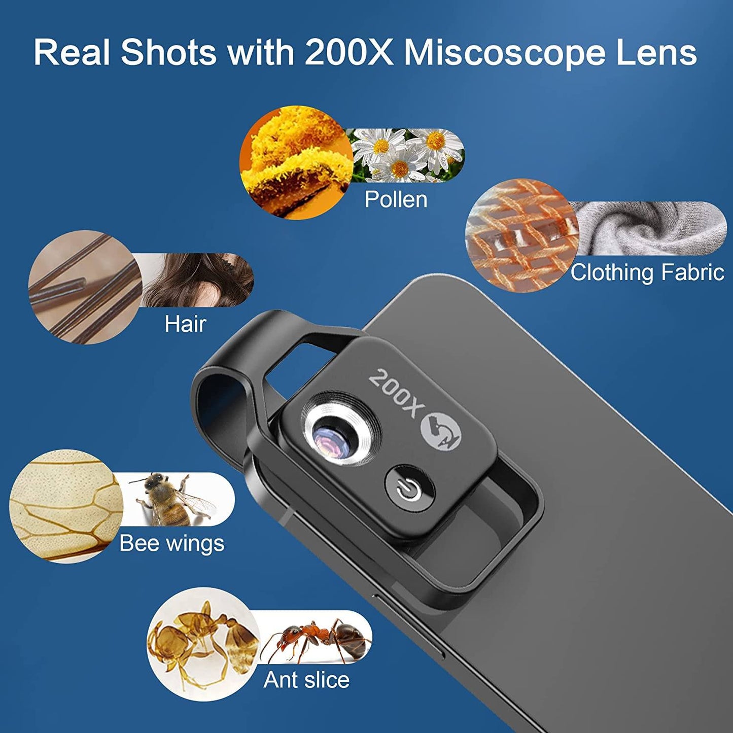 Phonery Zoom ® 200x Phone Microscope-Getphonery