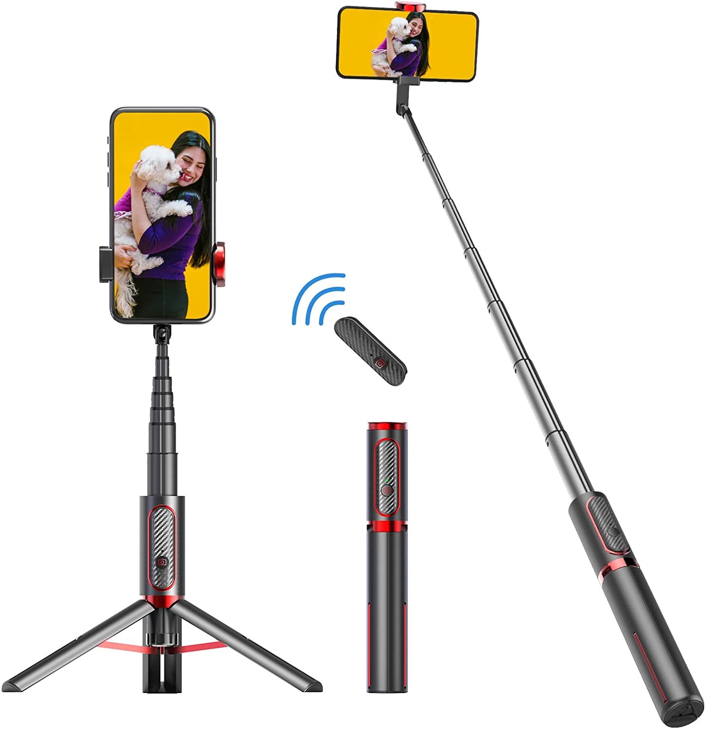 Phonery 3Pod ® 3 in 1 Selfie Stick Tripod-Getphonery