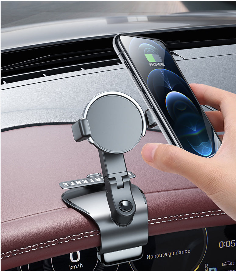 Car phone holder for dashboard