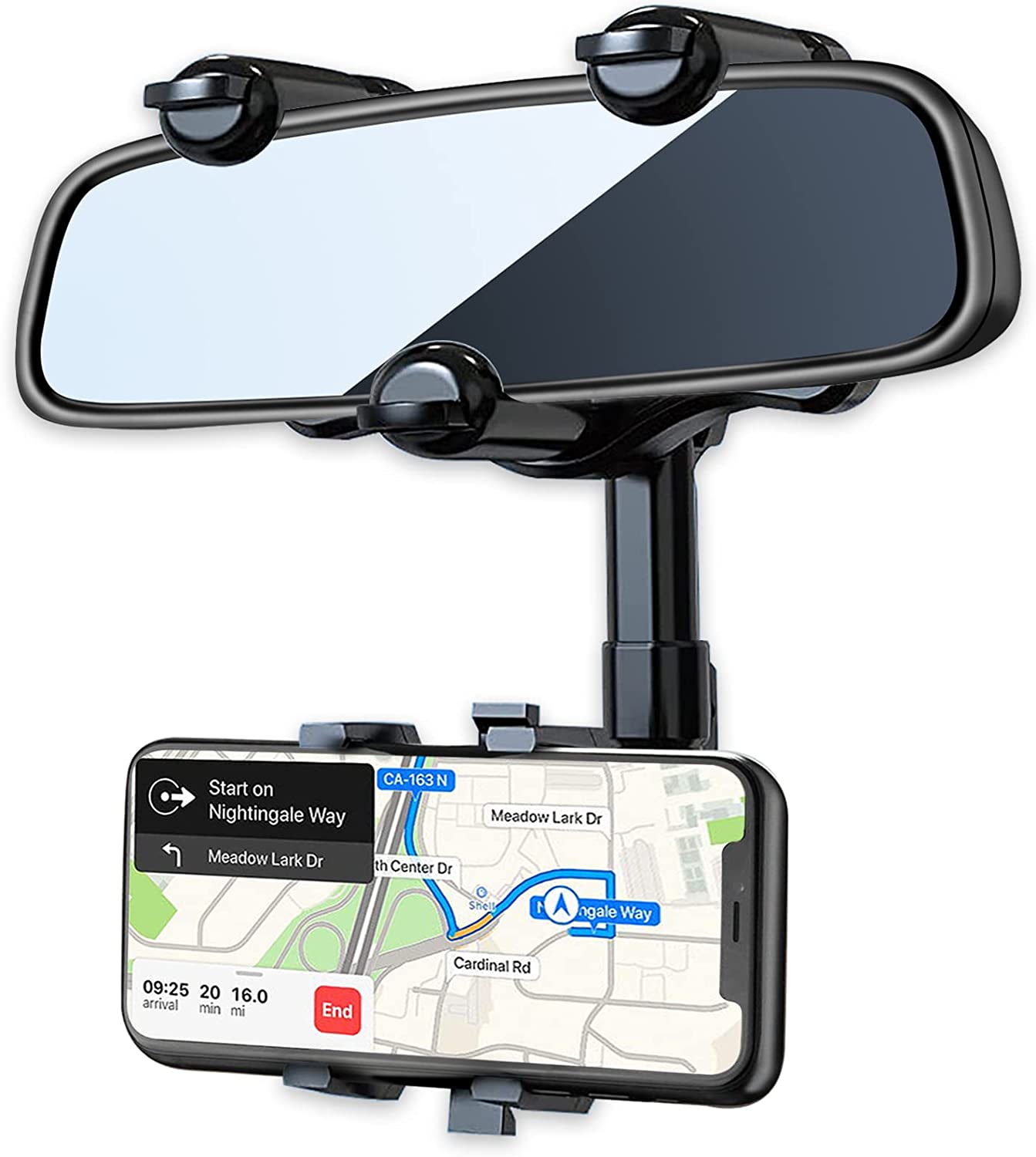Phonery Rearview ® Car Phone Mount-Getphonery