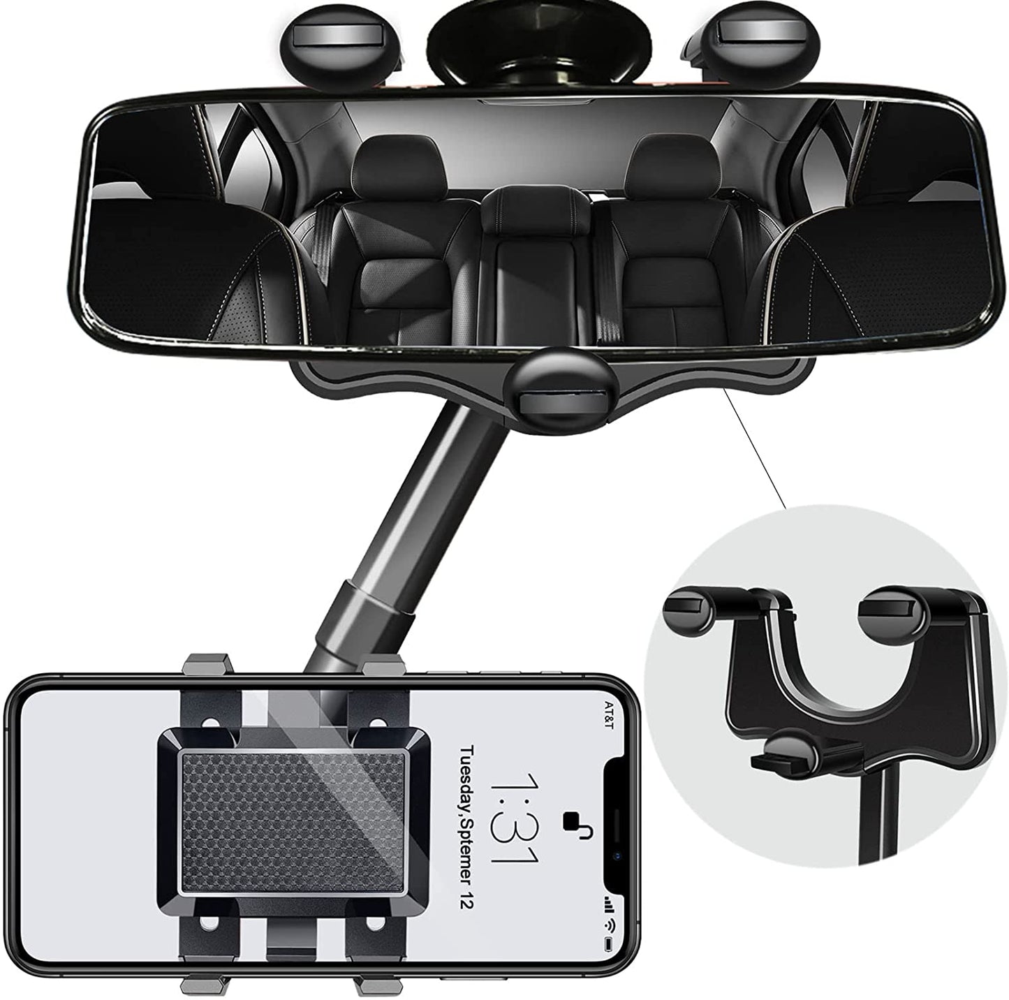 Phonery Rearview ® Car Phone Mount-Getphonery