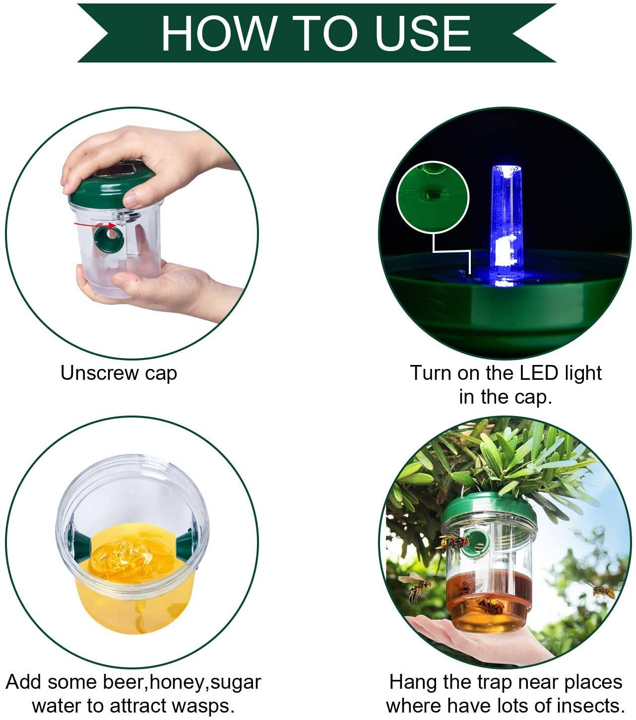 Phonery Catcher ® Solar Powered Wasp Trap-Getphonery